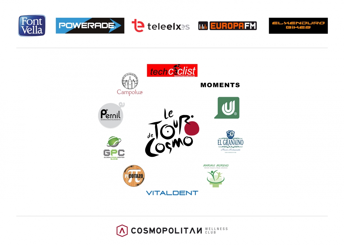 Patrocinadores y empresas colaboradoras Tour de Cosmo